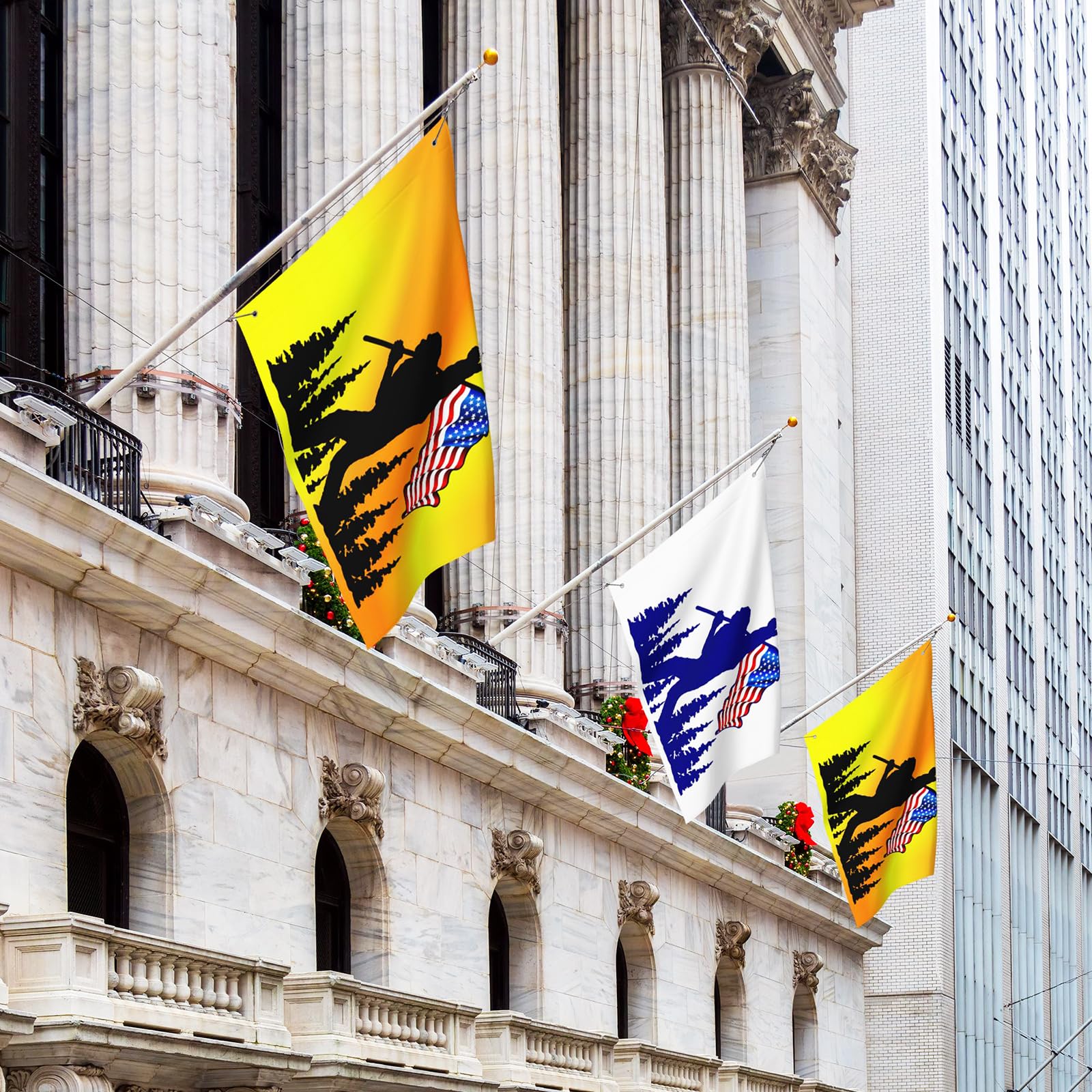 Amazon.com : Niprden Funny Bigfoot Flag 3x5 Ft Gold Color